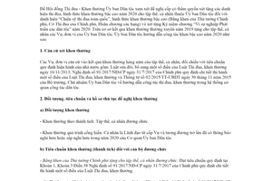 Công văn 288/UBDT-TCCB 2020 hướng dẫn công tác khen thưởng bậc cao