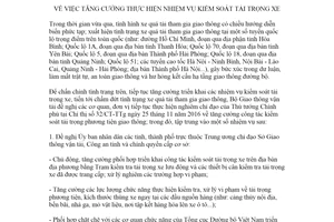 Chỉ thị 03/CT-BGTVT 2020 tăng cường thực hiện nhiệm vụ kiểm soát tải trọng xe