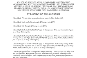 Quyết định 08/2020/QĐ-UBND sửa đổi quy định mức thu bảo vệ phát triển đất trồng lúa Quảng Ngãi