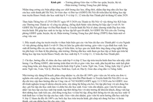 Công văn 769/SGDĐT-GDPT 2020 quản lý việc dạy học phòng dịch Covid 19 Sở Giáo dục Hà Nội