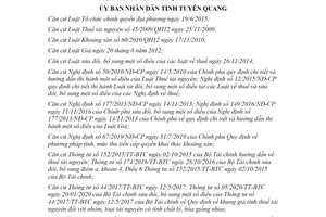 Quyết định 62/QĐ-UBND 2020 bảng giá tối thiểu tính thuế các loại tài nguyên tỉnh Tuyên Quang