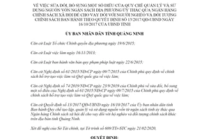 Quyết định 05/2020/QĐ-UBND sửa đổi Quy chế cho vay đối với đối tượng chính sách tỉnh Quảng Ninh