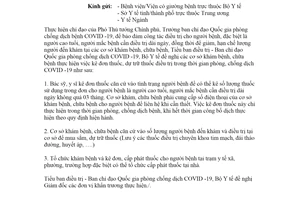 Công văn 1445/BYT-KCB 2020 kê đơn thuốc điều trị trong thời gian phòng chống dịch COVID 19