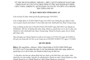 Quyết định 13/2020/QĐ-UBND bổ sung Quy định nhiệm vụ quyền hạn của Thanh tra tỉnh Long An