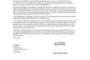 Công văn 687/BHXH-GĐ1 2020 khám bệnh bảo hiểm y tế người cao tuổi Bảo hiểm xã hội Hồ Chí Minh