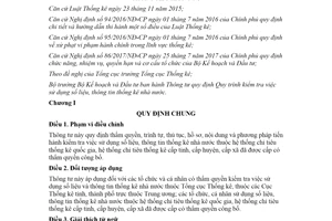 Thông tư 03/2020/TT-BKHĐT Quy trình kiểm tra việc sử dụng số liệu thông tin thống kê nhà nước