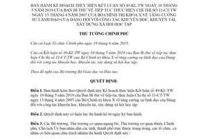 Quyết định 489/QĐ-TTg 2020 thực hiện Kết luận 49-KL/TW công tác khuyến học khuyến tài