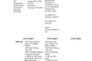 Công điện 274/2020/TLSQ.NN tăng cường quản lý dịch bệnh từ nước ngoài tại các cửa khẩu đường bộ