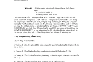 Công văn 1883/TCĐBVN-QLPT&NL 2020 sử dụng bộ 600 câu hỏi sát hạch lái xe cơ giới đường bộ