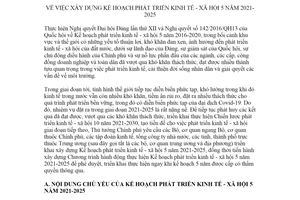 Chỉ thị 18/CT-TTg 2020 Kế hoạch phát triển kinh tế xã hội 5 năm 2021 2025