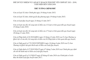 Quyết định 502/QĐ-TTg 2020 phê duyệt nhiệm vụ lập Quy hoạch tỉnh Phú Yên