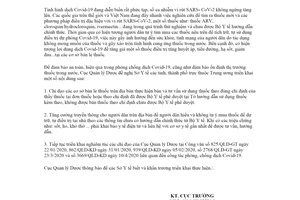 Công văn 3847/QLD-GT 2020 đảm bảo an toàn hiệu quả công tác trong phòng chống dịch Covid-19