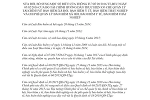 Thông tư 24/2020/TT-BTC sửa đổi Thông tư 20/2016/TT-BTC cơ chế quản lý tài chính bảo hiểm xã hội