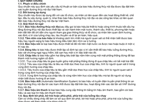 Quy chuẩn kỹ thuật quốc gia QCVN 39:2020/BGTVT về Báo hiệu đường thủy nội địa