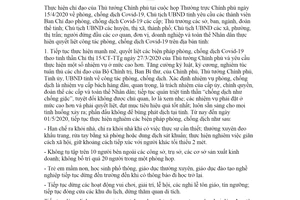 Chỉ thị 11/CT-CTUBND 2020 tiếp tục thực hiện công tác phòng chống dịch Covid-19 Hưng Yên