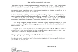 Công văn 823/BQLATTP-QLNĐ 2020 phòng chống COVID-19 Ban Quản lý thực phẩm Hồ Chí Minh