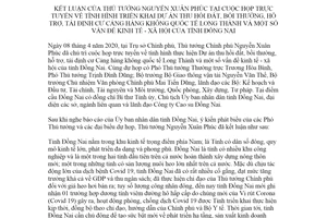 Thông báo 167/TB-VPCP 2020 kết luận Thủ tướng thu hồi đất Cảng hàng không quốc tế Long Thành