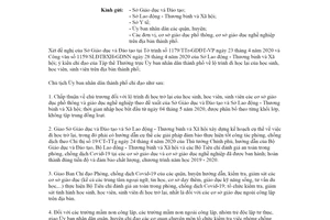 Công văn 1556/UBND-VX 2020 đi học trở lại của học sinh cơ sở giáo dục phổ thông Hồ Chí Minh