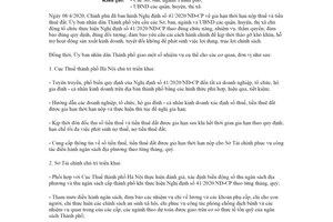 Công văn 1403/UBND-KT 2020 triển khai Nghị định 41/2020/NĐ-CP Hà Nội