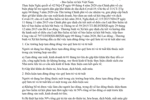 Công văn 1511/LĐTBXH-BHXH 2020 hướng dẫn việc tạm dừng đóng vào quỹ hưu trí và tử tuất