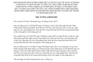 Quyết định 628/QĐ-TTg 2020 Kế hoạch thực hiện Kết luận 51-KL/TW đổi mới toàn diện giáo dục