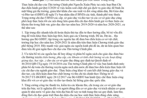 Công văn 1620/BGDĐT-KHTC 2020 thực hiện các khoản thu trong lĩnh vực giáo dục đào tạo