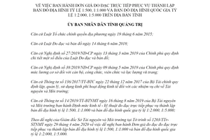 Quyết định 1145/QĐ-UBND 2020 Đơn giá đo đạc thành lập bản đồ địa hình Quảng Trị