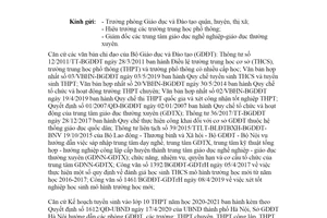 Công văn 1524/SGDĐT-QLT 2020 hướng dẫn tuyển sinh vào lớp 10 năm học 2020 2021 Hà Nội