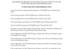 Quyết định 12/2020/QĐ-UBND quy định nội dung về quản lý đầu tư và xây dựng thành phố Đà Nẵng