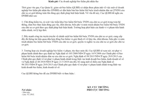 Công văn 189/QLBH-PNT 2020 bán bảo hiểm bắt buộc trách nhiệm dân sự của chủ xe cơ giới