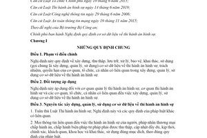 Nghị định 59/2020/NĐ-CP cơ sở dữ liệu về thi hành án hình sự