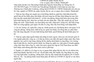 Công văn 1908/UBND-KGVX 2020 phòng chống dịch COVID 19 thành phố Hà Nội