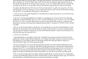 Công văn 2028/UBND-KT 2020 công tác quyết toán dự án hoàn thành thành phố Hà Nội