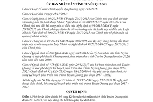 Quyết định 201/QĐ-UBND 2020 phê duyệt điều chỉnh bổ sung Kế hoạch phát triển nhà ở tỉnh Tuyên Quang