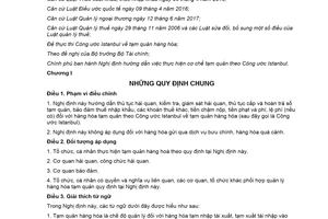 Nghị định 64/2020/NĐ-CP hướng dẫn việc thực hiện cơ chế tạm quản theo Công ước Istanbul