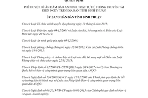 Quyết định 1237/QĐ-UBND 2020 Đề án Đảm bảo an ninh Hệ thống tải điện 500kV Bình Thuận