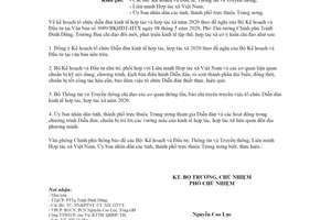 Công văn 4407/VPCP-NN 2020 kế hoạch tổ chức diễn đàn kinh tế hợp tác hợp tác xã