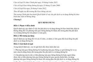 Quyết định 19/2020/QĐ-TTg thu phí dịch vụ sử dụng đường bộ theo hình thức điện tử không dừng