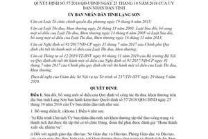 Quyết định 29/2020/QĐ-UBND sửa đổi Quy định công tác thi đua khen thưởng Lạng Sơn