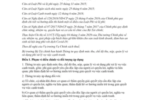 Thông tư 58/2020/TT-BTC mức thu chế độ thu nộp quản lý và sử dụng phí xử lý vụ việc cạnh tranh