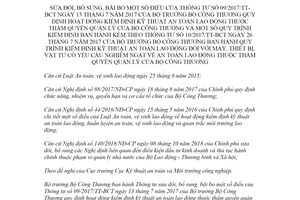 Thông tư 12/2020/TT-BCT sửa đổi Thông tư 09/2017/TT-BCT kiểm định kỹ thuật an toàn lao động