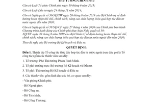 Quyết định 850/QĐ-TTg 2020 thành lập Tổ công tác thúc đẩy đầu tư nước ngoài