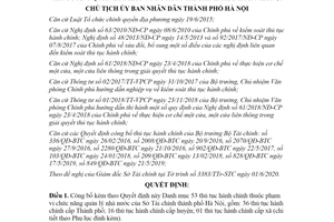 Quyết định 2389/QĐ-UBND 2020 công bố thủ tục hành chính quản lý của Sở Tài chính Hà Nội