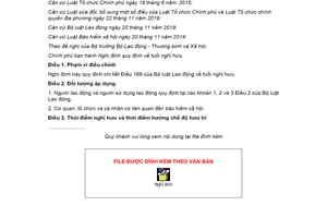 Nghị định 135/2020/NĐ-CP tuổi nghỉ hưu