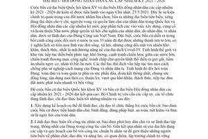 Chỉ thị 45-CT/TW 2020 lãnh đạo cuộc bầu cử đại biểu Quốc hội khoá XV nhiệm kỳ 2021 2026