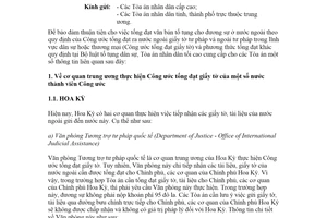 Công văn 101/TANDTC-HTQT 2020 tống đạt văn bản tố tụng dân sự ra nước ngoài