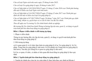 Thông tư 59/2020/TT-BTC hướng dẫn lập dự toán kinh phí bảo đảm hoạt động trợ giúp pháp lý