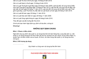 Nghị định 123/2020/NĐ-CP quy định hóa đơn chứng từ