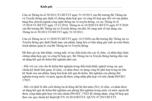 Công văn 2305/BTTTT-KHCN 2020 hướng dẫn áp dụng thực hiện Thông tư 11/2020/TT-BTTTT