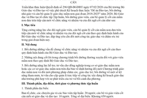 Kế hoạch 452/KH-BGDĐT 2020 tập huấn bồi dưỡng giáo viên cán bộ quản lý cốt cán mầm non